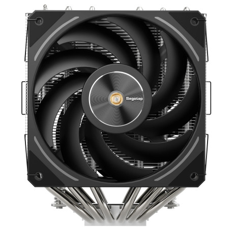 SEGOTEP MU HT6 Siyah 2x120mm ARGB Hava Soğutucu