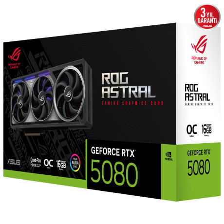 ASUS ROG-ASTRAL-RTX5080-O16G-GAMING EKRAN KARTI