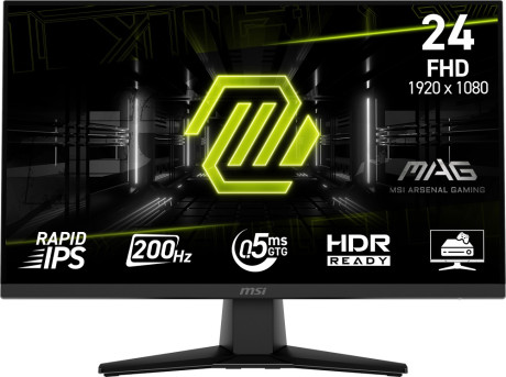 23.8 MSI MAG 242F 0.5MS 200HZ FREESYNC FHD FLAT RAPID IPS GAMING