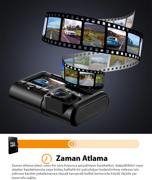 PRUVEEO D30 WI-FI 4K ARAC KAMERASI