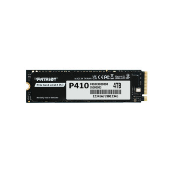 Patriot P410 4TB 5000/4500MB/s PCIe Gen4 x4 NVMe 1.4 M.2 SSD Disk (P410P4TBM28H)