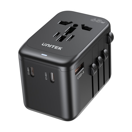 UNITEK 65W UNIVERSAL TRAVEL ADAPTÖR (P1122ABK01)