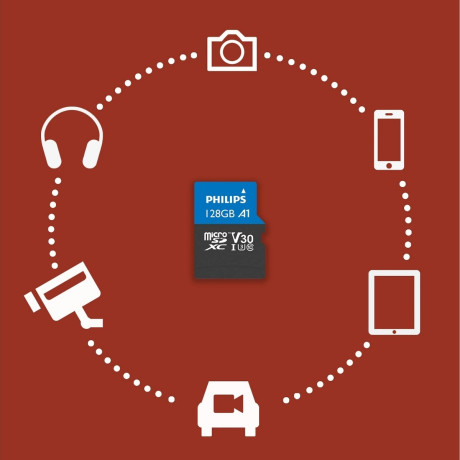 PHILIPS 128GB MICRO SDXC 100 MB/S C10 FM12MP65B/00