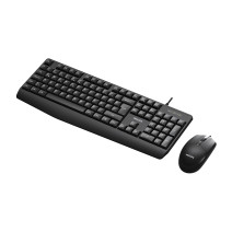 PHILIPS KABLOLU  KLAVYE&MOUSE SET SPT6237B SİYAH