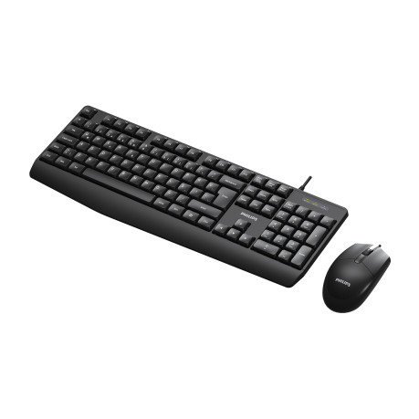 PHILIPS KABLOLU  KLAVYE&MOUSE SET SPT6237B SİYAH