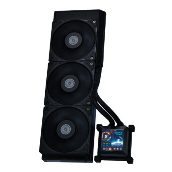 Lian Li Hydro-Shift LCD 360 Siyah İşlemci Sıvı Soğutucu (FANSIZ) (G89.GHSLCD36NB.00) 