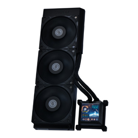Lian Li Hydro-Shift LCD 360 Siyah İşlemci Sıvı Soğutucu (FANSIZ) (G89.GHSLCD36NB.00) 