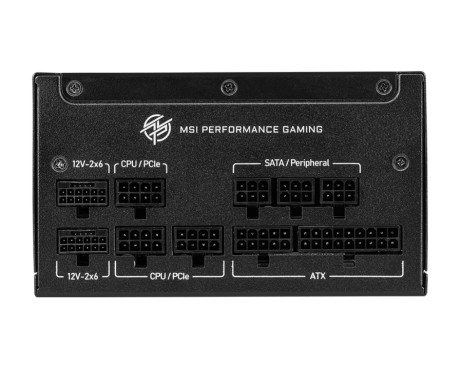 MSI MPG A1000GS PCIE5 1000W 80+ GOLD  FULL MODULER