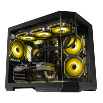 SEGOTEP Lumi 3T Siyah 750W 80+ Bronze PCIE 5.1 Midi Tower Kasa (6xARGB Fan)