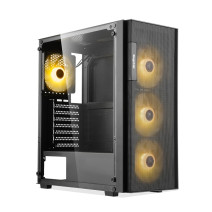 SEGOTEP Axe 5 Siyah 750W 80+ Bronze PCIE 5.1 Midi Tower Kasa (Rainbow Fan) 