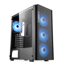 SEGOTEP Axe 5 Siyah 750W 80+ Bronze PCIE 5.1 Midi Tower Kasa (Rainbow Fan) 