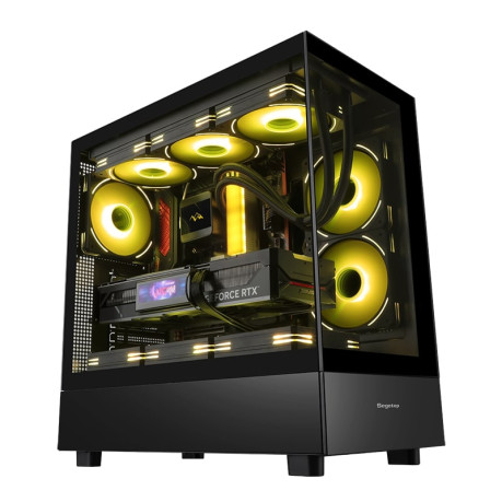 SEGOTEP Endura Pro+ Siyah 750W 80+ Bronze PCIE 5.1 Midi Tower Kasa (6xARGB Fan)