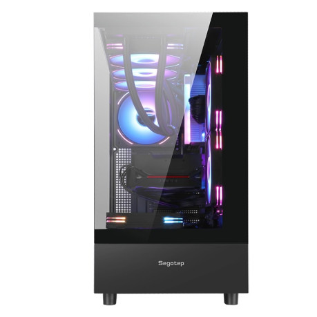 SEGOTEP Endura Pro+ Siyah 750W 80+ Bronze PCIE 5.1 Midi Tower Kasa (6xARGB Fan)