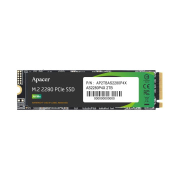 Apacer AS2280P4X 256GB 2100/1000MB/s NVMe PCIe Gen3x4 M.2 SSD Disk (AP256GAS2280P4X-1)