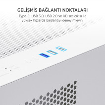 JAMES DONKEY STARK S700 650W BEYAZ GAMING KASA