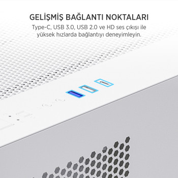 JAMES DONKEY STARK S700 650W BEYAZ GAMING KASA