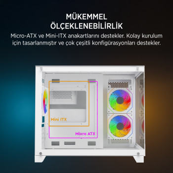 JAMES DONKEY STARK S700 750W BEYAZ GAMING KASA