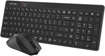A4 TECH FG2400 Q SILENT 2.4 GHZ AİR2 SİYAH KLAVYE+MOUSE