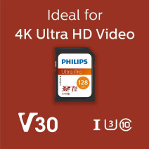 PHILIPS 128GB SDXC 100MB/S C10 FM12SD65B/00