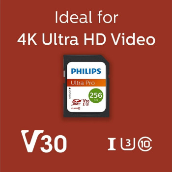 PHILIPS 256GB SDXC 100MB/S C10 FM25SD65B/00