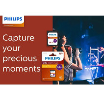PHILIPS 64GB SDXC 100MB/S C10 FM64SD65B/00