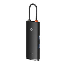 BASEUS LITE 6 IN1 TYPE-C HUB - SIYAH