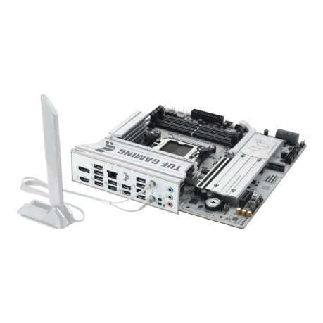 ASUS TUF GAMING B850M-PLUS WIFI7 AMD ANAKART BEYAZ
