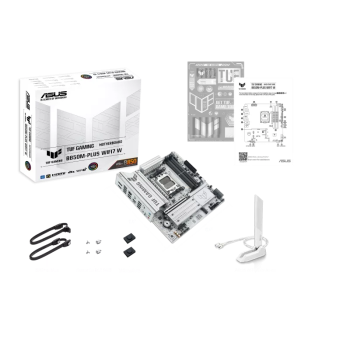 ASUS TUF GAMING B850M-PLUS WIFI7 AMD ANAKART BEYAZ