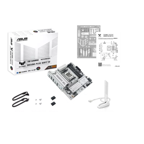 ASUS TUF GAMING B850M-PLUS WIFI7 AMD ANAKART BEYAZ