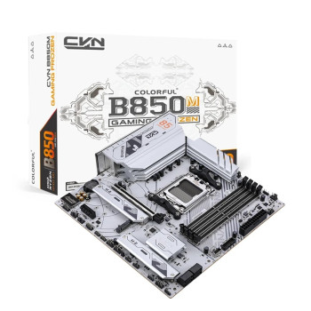 COLORFUL CVN B850M GAMING FROZEN WIFI 6 V14A DDR5 8400Mhz mATX AM5 Anakart