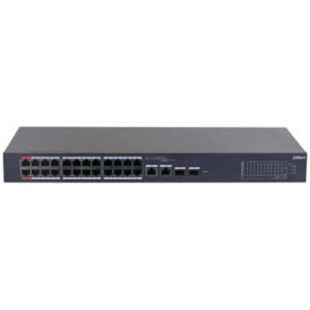 DAHUA DH-CS4226-24ET-375 24XFE-2GE-2XSFP 375W YÖNETİLEBİLİR POE SWİTCH