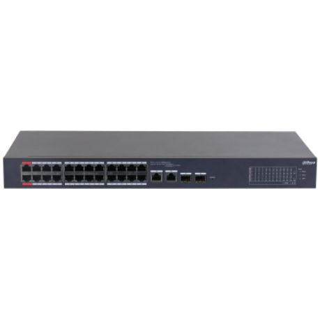 DAHUA DH-CS4226-24ET-375 24XFE-2GE-2XSFP 375W YÖNETİLEBİLİR POE SWİTCH