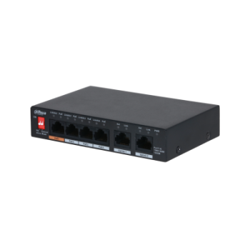 DAHUA PFS3006-4GT-60 6 PORT 4XGE-2XGE 60W POE SWİTCH