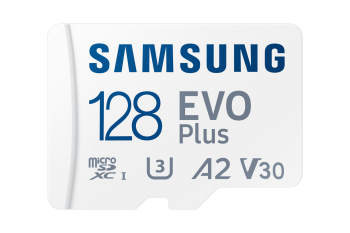 128GB SAMSUNG EVO PLUS MICROSDXC UHS-I U3 V30 A2 160MB/s MB-MC128SA/TR