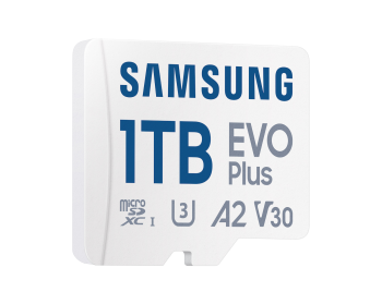 1TB SAMSUNG EVO PLUS MICROSDXC UHS-I U3 V30 A2 160MB/S-130MB/s MB-MC1T0SA/APC