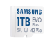 1TB SAMSUNG EVO PLUS MICROSDXC UHS-I U3 V30 A2 160MB/S-130MB/s MB-MC1T0SA/APC