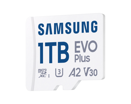 1TB SAMSUNG EVO PLUS MICROSDXC UHS-I U3 V30 A2 160MB/S-130MB/s MB-MC1T0SA/APC