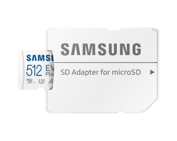 512GB SAMSUNG EVO PLUS MICROSDXC UHS-I U3 V30 A2 160MB/s MB-MC512SA/TR