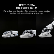 GAMEPOWER RADUS WIRELESS GAMING MOUSE WHITE
