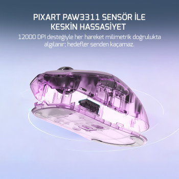 GAMEPOWER RADUS WIRELESS GAMING MOUSE WHITE