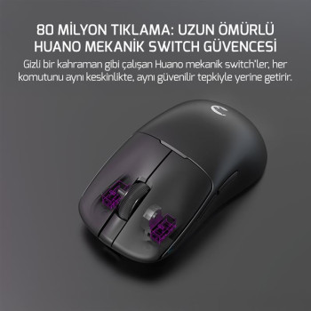 GAMEPOWER RADUS WIRELESS GAMING MOUSE BLACK