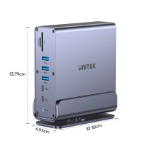 UNITEK UNIVERSAL DISPLAYLINK 4K KVM BAGLANTI ISTASYONU (D1135AGY01)