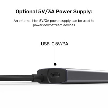 UNITEK UHUB Q4 4-IN-1 10GBPS USB-C HUB (H1112DGY01)