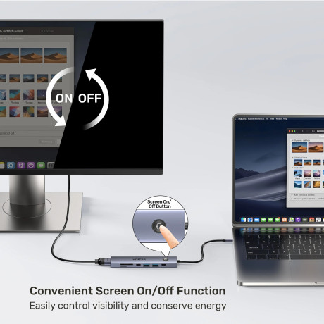 UNITEK UHUB S7 PRO 7-IN-1 5GBPS USB-C HUB (H1124AGY01)