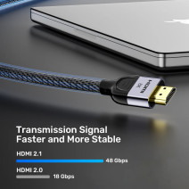 UNITEK HDMI 2.1 KABLO 1 METRE 8K (C11093RGY01-1M)