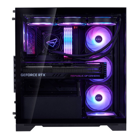 XPG Invader X BTF ARGB USB 3.2 Siyah ATX Mid-Tower Kasa (INVADERXBTFMT-BKCWW)