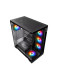 XPG Invader X Siyah ARGB USB 3.2 ATX Mid-Tower Kasa (INVADERXMT-BKCWW)