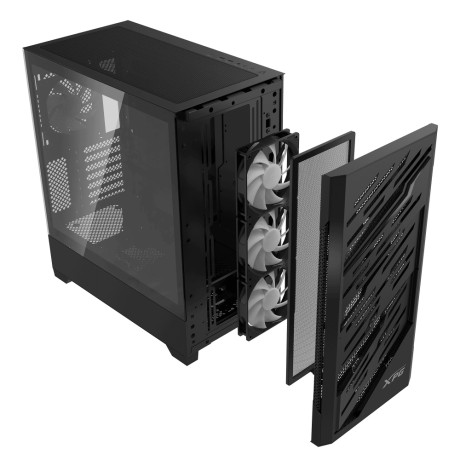 XPG Starker Air BTF ARGB USB 3.2 Siyah E-ATX Mid-Tower Kasa (STARKERAIRBTFMTA-BKCWW)