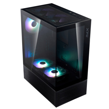 XPG InvaderX Mini ARGB USB 3.2 Siyah ATX Mid-Tower Kasa (INVADERXMINIMT-BKCWW)