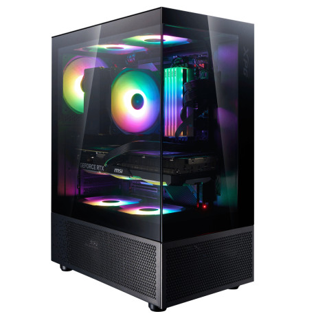 XPG InvaderX Mini ARGB USB 3.2 Siyah ATX Mid-Tower Kasa (INVADERXMINIMT-BKCWW)